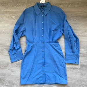 Zara Shirtdress Blue